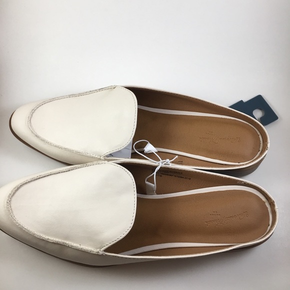 loafer mules white